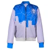 Areena Design <p>Get the look with the <strong>Carlos Descendants 2 Shearling Leather Jacket</strong>. This <strong>black leather women's jacket</strong> features a stylish shearling collar. Perfect for fans looking for an <strong>authentic Descendants 2 replica jacket</strong> and cool biker style.</p> Classic Blue Bomber Jacket For Men and Women