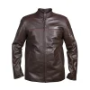 Areena Design <p>Make a bold statement with the <strong>Distressed Black Real Leather Trench Coat</strong>. This men's <strong>long leather coat</strong> offers a rugged, yet stylish look. Perfect as a <strong>men's distressed black leather overcoat</strong>, it brings an edgy flair to any ensemble.</p> Dark Brown Men’s Casual Leather Jacket