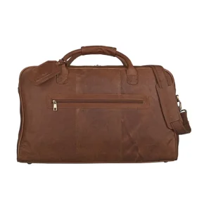 Exclusive Monochromatic Leather Luggage Bag