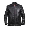 Areena Design Channel classic style with the <strong>Men's Brown Vintage Cafe Racer Style Leather Jacket</strong>. This authentic <strong>brown leather jacket for men</strong> offers a sleek, retro look. Perfect for <strong>motorcycle enthusiasts</strong> seeking a quality, timeless jacket. Men's Business Casual Slim Leather Jacket