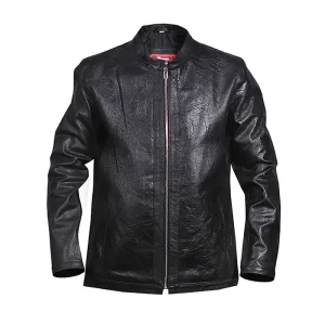 Men's Business Casual Slim Leather Jacket
