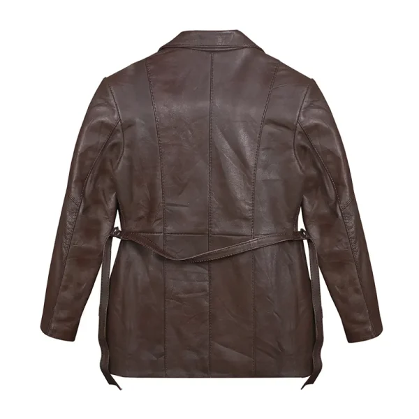 Chocolate Brown Long Sleeve Tailored Blazer Jacket
