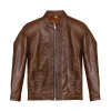 Areena Design <p>Get the bold look with this <strong>Men’s Red Trucker Leather Jacket</strong>. Made from genuine <strong>red leather</strong>, this stylish jacket is perfect for casual wear. Shop the best <strong>men's biker trucker jacket</strong> for a rugged, yet trendy appearance.</p> Men’s Retro Biker Brown Leather Jacket