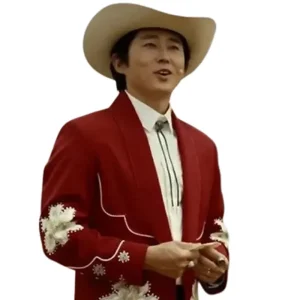Nope 2022 Steven Yeun Cowboy Blazer Suit