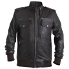 Areena Design <p>Stay chic in this <strong>Black Real Leather Quilted Hooded Overcoat</strong> for women. A luxurious and <strong>warm long black leather coat</strong>, perfect for stylish winter outfitting and modern street style.</p> Black Biker Leather Jacket