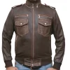 Areena Design <p>Elevate your wardrobe with the <strong>Black Single Breasted Leather Trench Coat</strong>. This <strong>women's real leather long coat</strong> in <strong>black</strong> offers timeless style and sophistication, perfect for a chic and modern look.</p> Brown Biker Leather Jacket