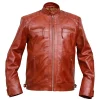 Areena Design <p>Ride in style with the <strong>Classic Slim Fit Motorcycle Jean Jacket</strong>. This versatile <strong>men's black fabric jacket</strong> offers a sleek, modern look. Perfect as a durable <strong>black denim biker jacket for men</strong>.</p> Classic Diamond Vintage Brown Biker Leather Jacket
