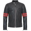 Areena Design <p>Get the bold look with the <strong>Infinity Men's Slim Fit Cross Zip Brando Leather Jacket</strong>. This <strong>brown leather biker jacket</strong> features a stylish asymmetrical zipper, perfect for the modern man seeking a <strong>vintage brando motorcycle jacket</strong>.</p> Hybrid Fight Club Mayhem Leather Jacket