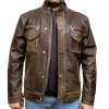 Areena Design <p>Upgrade your ride with the <strong>Men's Biker Brown Genuine Leather Jacket</strong>. This durable, stylish <strong>brown leather motorcycle jacket</strong> offers a classic look. Perfect for any <strong>men's genuine leather biker jacket</strong> enthusiast.</p> Men’s Biker Cafe Moto Racer Brown Genuine Leather Jacket