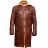 Areena Design <p>Upgrade your style with this <strong>Men's Two Button Brown Leather Blazer</strong>. A sophisticated <strong>brown leather blazer for men</strong> featuring a classic two-button closure, perfect for <strong>casual or business wear</strong>. This jacket provides <strong>premium quality</strong> and a timeless look.</p> Men's Tom Hardy Bane Leather Trench Coat
