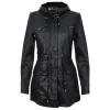 Areena Design <p>Embrace timeless style with this <strong>Black Real Leather Trench Coat</strong> for women. This <strong>long-length real leather trench coat</strong> is a luxurious, must-have addition to your wardrobe.</p> Black Parka Detachable Hood Trench Coat