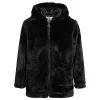 Areena Design <p>Snuggle up in this luxurious <strong>Men's Brown Faux Fur Short Coat</strong>. Perfect for a <strong>stylish winter look</strong>, this <strong>warm fur jacket</strong> provides comfort and trendy outerwear for cold weather.</p> Black Teddy Faux Fur Coat with Hood