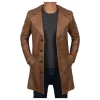 Areena Design <p>Embrace timeless fashion with the <strong>Vintage Style Brown Leather Overcoat</strong>. This <strong>men's distressed brown leather trench coat</strong> offers a classic, rugged look. Perfect for a <strong>stylish vintage leather coat</strong> statement piece.</p> Vintage Wide Lapel Leather Trench Coat
