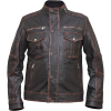Areena Design Upgrade your wardrobe with the <strong>Men's Tan Leather Slim Fit Shirt Jacket</strong>. This versatile, <strong>tan leather men's jacket</strong> offers a modern, sleek silhouette. Perfect for a <strong>casual slim-fit leather shirt-jacket</strong> look, blending classic style with comfort and quality. Mens Dark Brown Distressed Six Pocket Vintage Leather Jacket