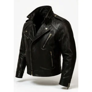Biker Genuine Cowhide Leather Jacket