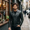 Areena Design <p>Pilot your style with this <strong>Men's Cream B3 Shearling Sheepskin Leather Flying Aviator Jacket</strong>. This <strong>black leather men's B3 jacket</strong> offers supreme warmth and classic flair, perfect for a rugged, <strong>sheepskin leather aviator look</strong>.</p> Men’s Cross Zip Brando Leather Jacket <p>Pilot your style with this <strong>Men's Cream B3 Shearling Sheepskin Leather Flying Aviator Jacket</strong>. This <strong>black leather men's B3 jacket</strong> offers supreme warmth and classic flair, perfect for a rugged, <strong>sheepskin leather aviator look</strong>.</p>