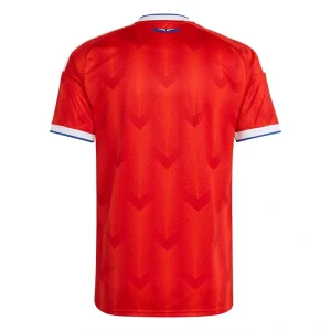 FIFA World Cup Chile 2026 Home Jersey <p>Cheer on your team in style with the <strong>FIFA World Cup Chile 2026 Home Jersey</strong>. Featuring a vibrant design inspired by Chile’s iconic home look, this jersey offers a lightweight feel and athletic fit, perfect for match days, training, or everyday fan wear.</p>