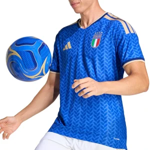 FIFA World Cup Italy 2026 Authentic Home Jersey <p>Cheer on your team in style with the <strong>FIFA World Cup Italy 2026 Authentic Home Jersey</strong>. Featuring a premium design inspired by Italy’s iconic home look, this jersey offers a lightweight feel and an athletic fit, perfect for match days, training, or everyday fan wear.</p>