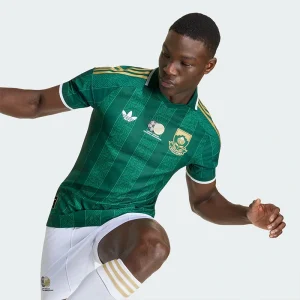 Areena Design <p>Support South Africa with the <strong>FIFA World Cup South Africa 2026 Away Authentic Jersey</strong>. Designed with South Africa’s bold away colors and the official crest, this authentic jersey combines comfort, style, and top-tier performance. Made with premium materials for a perfect fit, it’s the ultimate way for fans to cheer on South Africa during the 2026 World Cup.</p> FIFA World Cup South Africa 2026 Away Authentic Jersey <p>Support South Africa with the <strong>FIFA World Cup South Africa 2026 Away Authentic Jersey</strong>. Designed with South Africa’s bold away colors and the official crest, this authentic jersey combines comfort, style, and top-tier performance. Made with premium materials for a perfect fit, it’s the ultimate way for fans to cheer on South Africa during the 2026 World Cup.</p>