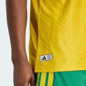FIFA World Cup South Africa 2026 Home Jersey <p>Cheer on South Africa with the <strong>FIFA World Cup South Africa 2026 Home Jersey</strong>. Designed with South Africa’s iconic home colors and official crest, this jersey combines comfort, style, and performance. Made from high-quality materials, it’s the perfect choice for fans who want to support their team during the 2026 World Cup!</p>