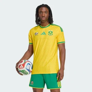 Areena Design <p>Cheer on South Africa with the <strong>FIFA World Cup South Africa 2026 Home Jersey</strong>. Designed with South Africa’s iconic home colors and official crest, this jersey combines comfort, style, and performance. Made from high-quality materials, it’s the perfect choice for fans who want to support their team during the 2026 World Cup!</p> FIFA World Cup South Africa 2026 Home Jersey <p>Cheer on South Africa with the <strong>FIFA World Cup South Africa 2026 Home Jersey</strong>. Designed with South Africa’s iconic home colors and official crest, this jersey combines comfort, style, and performance. Made from high-quality materials, it’s the perfect choice for fans who want to support their team during the 2026 World Cup!</p>