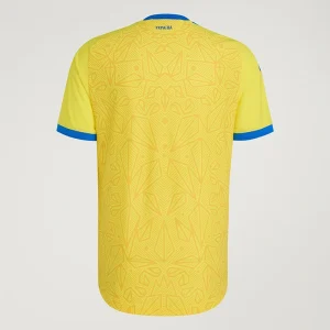 FIFA World Cup Ukraine 2026 Home Jersey <p>Cheer on Ukraine in the <strong>FIFA World Cup Ukraine 2026 Home Jersey</strong>. This jersey showcases Ukraine's vibrant national colors and crest, offering both style and comfort. Made with high-quality materials, it's the perfect choice for passionate fans looking to support their team in the 2026 World Cup with confidence and pride.</p>