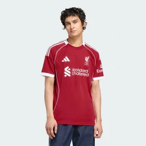 Areena Design <p>Adidas Men's Liverpool FC 25/26 Home Jersey delivers versatile jersey styling with durable everyday fabric construction, practical storage, and dependable comfort for game day, casual wear, and fan styling.</p> Adidas Men's Liverpool FC 25/26 Home Jersey <p>Adidas Men's Liverpool FC 25/26 Home Jersey delivers versatile jersey styling with durable everyday fabric construction, practical storage, and dependable comfort for game day, casual wear, and fan styling.</p>