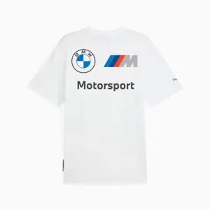 BMW M Motorsport Mens Stacked Logo Tee