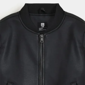 Black Leather Bomber Jacket <p>Black leather bomber jacket with a sleek finish and timeless edge. A standout outerwear piece for everyday wear, nights out, and modern street style.</p>