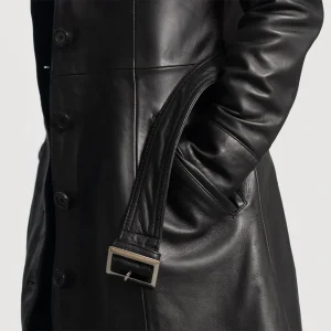 Areena Design <p>Leather trench coat with a sleek finish and bold elevated style. A statement outer layer for modern dressing with timeless edge.</p> Leather Trench Coat <p>Leather trench coat with a sleek finish and bold elevated style. A statement outer layer for modern dressing with timeless edge.</p>