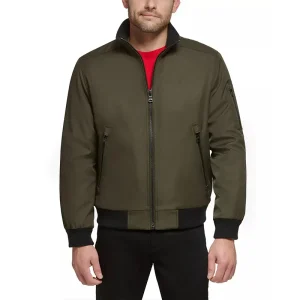 Calvin Klein Mens Ripstop Bomber Jacket