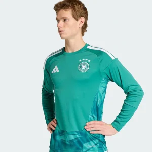 Adidas Germany 2026 Home Goalkeeper Long Sleeve Jersey <p>Adidas Germany 2026 Home Goalkeeper Long Sleeve Jersey delivers goalkeeper-inspired style in a bold home look, a lightweight feel, and sporty everyday comfort with extra coverage from its long-sleeve design.</p>