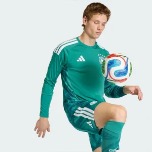 Adidas Germany 2026 Home Goalkeeper Long Sleeve Jersey <p>Adidas Germany 2026 Home Goalkeeper Long Sleeve Jersey delivers goalkeeper-inspired style in a bold home look, a lightweight feel, and sporty everyday comfort with extra coverage from its long-sleeve design.</p>