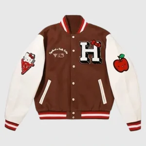 Areena Design <p><strong>Hello Kitty Varsity Jacket</strong>: A playful varsity-style jacket with a Hello Kitty theme, perfect for fans of the iconic character.</p> Hello Kitty Varsity Jacket <p><strong>Hello Kitty Varsity Jacket</strong>: A playful varsity-style jacket with a Hello Kitty theme, perfect for fans of the iconic character.</p>