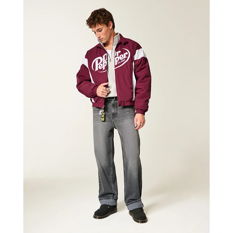 Hollister Dr Pepper Jacket 2 Hollister Dr Pepper Jacket <p>Hollister Dr Pepper Jacket delivers graphic collaboration styling, comfortable layered wear, and easy everyday versatility.</p>
