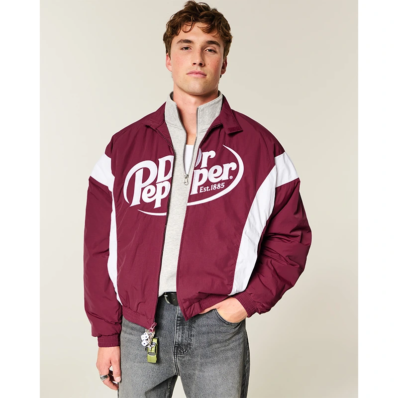 Hollister Dr Pepper Jacket 3 Hollister Dr Pepper Jacket <p>Hollister Dr Pepper Jacket delivers graphic collaboration styling, comfortable layered wear, and easy everyday versatility.</p>