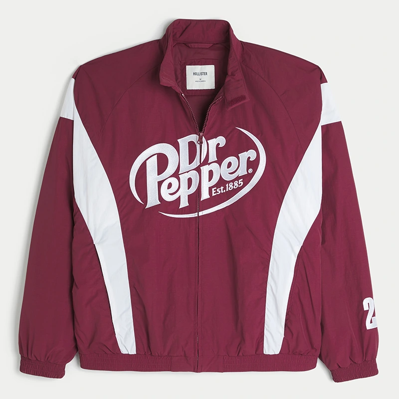 Hollister Dr Pepper Jacket Hollister Dr Pepper Jacket <p>Hollister Dr Pepper Jacket delivers graphic collaboration styling, comfortable layered wear, and easy everyday versatility.</p>