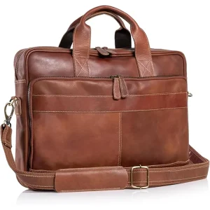 Leather briefcases Laptop Messenger Best Office Satchel Bag