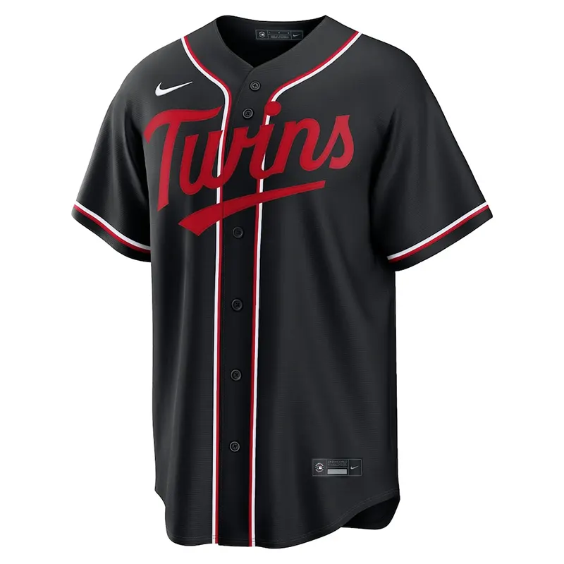 MBL Mens Minnesota Twins Nike Black Out Jersey 2 MLB Mens Minnesota Twins Nike Black Out Jersey <p>MLB Mens Minnesota Twins Nike Black Out Jersey delivers sport-inspired styling, lightweight comfort, and easy everyday versatility.</p>