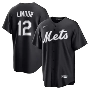 MLB Mens New York Mets Francisco Lindor Nike Player Jersey