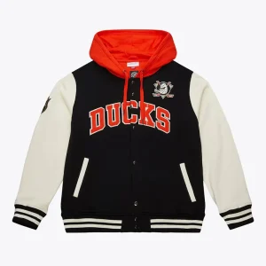 Areena Design <p>Mens Anaheim Ducks Mitchell & Ness Courtside Varsity Jacket is designed to keep you comfortable and stylish, featuring durable materials and a unique design perfect for any occasion.</p> Mens Anaheim Ducks Mitchell & Ness Courtside Varsity Jacket <p>Mens Anaheim Ducks Mitchell & Ness Courtside Varsity Jacket is designed to keep you comfortable and stylish, featuring durable materials and a unique design perfect for any occasion.</p>