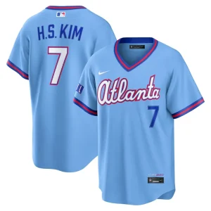 Mens Atlanta Braves Ha-Seong Kim Nike Stadium Jersey