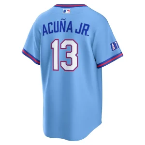 Areena Design <p>Mens Atlanta Braves Ronald Acuna Jr. Nike Powder Blue 2026 City Connect Stadium Jersey delivers Ronald Acuna Jr.-inspired style, powder blue colorway, tournament-era detailing in a versatile stadium jersey built for men fans, training days, and casual wear.</p> Mens Atlanta Braves Ronald Acuna Jr. Nike Powder Blue 2026 City Connect Stadium Jersey <p>Mens Atlanta Braves Ronald Acuna Jr. Nike Powder Blue 2026 City Connect Stadium Jersey delivers Ronald Acuna Jr.-inspired style, powder blue colorway, tournament-era detailing in a versatile stadium jersey built for men fans, training days, and casual wear.</p>