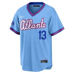 Mens Atlanta Braves Ronald Acuna Jr. Nike Powder Blue 2026 City Connect Stadium Jersey