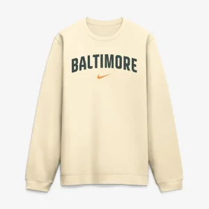 Areena Design <p>Mens Baltimore Orioles Nike Cream 2026 City Connect Club 2-Hit Sweatshirt delivers Baltimore Orioles-inspired style, cream colorway, tournament-era detailing in a versatile sweatshirt built for men fans, training days, and casual wear.</p> Mens Baltimore Orioles Nike Cream 2026 City Connect Club 2-Hit Sweatshirt <p>Mens Baltimore Orioles Nike Cream 2026 City Connect Club 2-Hit Sweatshirt delivers Baltimore Orioles-inspired style, cream colorway, tournament-era detailing in a versatile sweatshirt built for men fans, training days, and casual wear.</p>