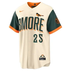 Mens Baltimore Orioles Pete Alonso Nike Cream 2026 City Connect Stadium Jersey