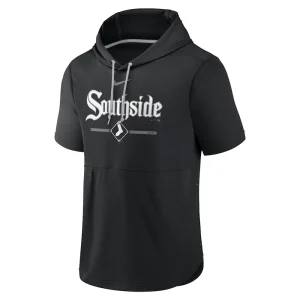 Mens Chicago White Sox Nike Black City Connect Short Sleeve Pullover Hoodie