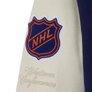 Areena Design <p>Mens Edmonton Oilers x OVO Varsity Jacket delivers standout outerwear style with a bold profile, comfortable layering feel, and statement details inspired by sport, streetwear, and collector fashion.</p> Mens Edmonton Oilers x OVO Varsity Jacket <p>Mens Edmonton Oilers x OVO Varsity Jacket delivers standout outerwear style with a bold profile, comfortable layering feel, and statement details inspired by sport, streetwear, and collector fashion.</p>