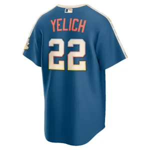Areena Design <p>Mens Milwaukee Brewers Christian Yelich Nike Jersey delivers comfortable fan wear, and team-driven style for game day and everyday outfits.</p> Mens Milwaukee Brewers Christian Yelich Nike Jersey <p>Mens Milwaukee Brewers Christian Yelich Nike Jersey delivers comfortable fan wear, and team-driven style for game day and everyday outfits.</p>