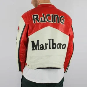 Marlboro Jacket <p><strong>Marlboro Jacket</strong>: A rugged, branded jacket inspired by the iconic Marlboro brand, often featuring bold logos and a durable design.</p>